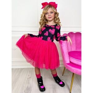 Mia Belle Girls sz 8Y Pink Tutu Dress